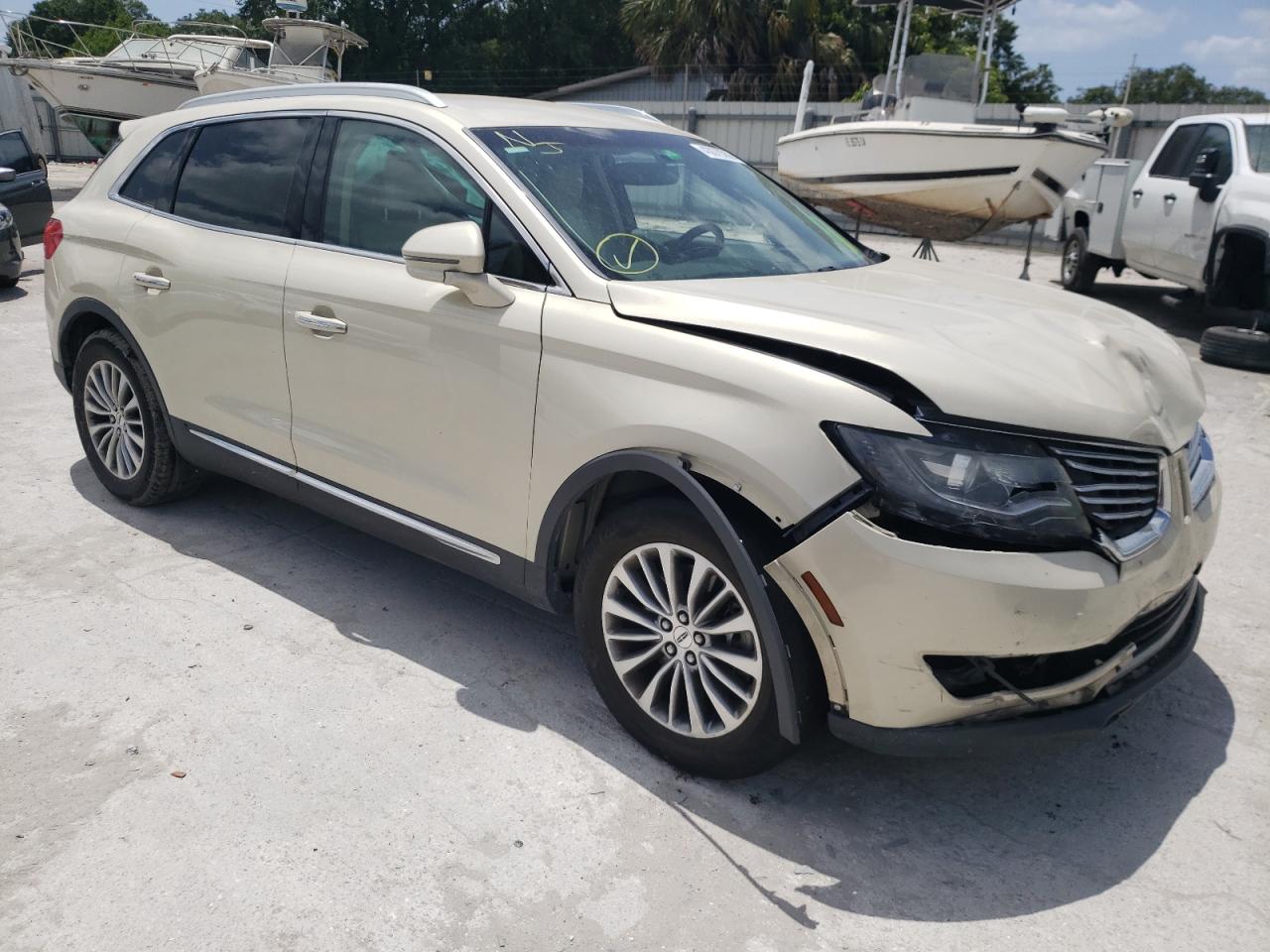 LINCOLN MKX SELECT 2016 with VIN 2LMTJ6KR3GBL71350 - Photo from auction