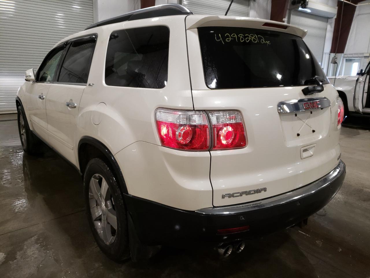 Photo 3 from auction – 2009 GMC ACADIA SLT with VIN 1GKEV33D89J119336