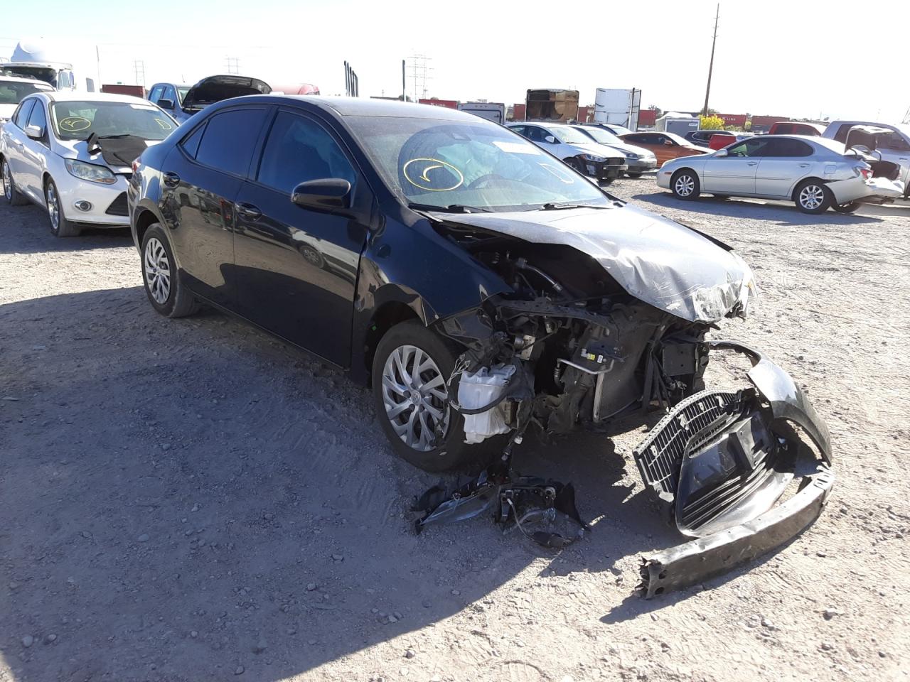 TOYOTA COROLLA L 2018 with VIN 2T1BURHE0JC103802 - Photo from auction
