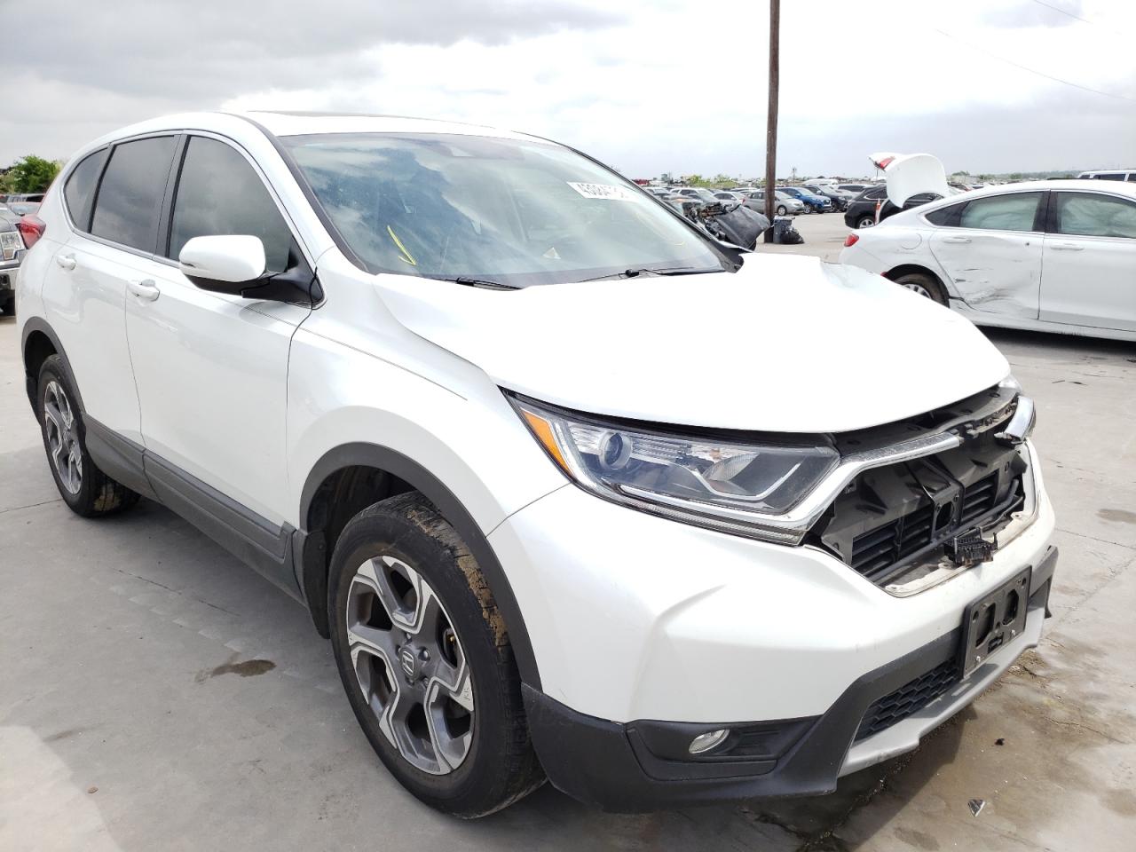 HONDA CR-V EX 2019 with VIN 7FARW2H57KE032907 - Photo from auction