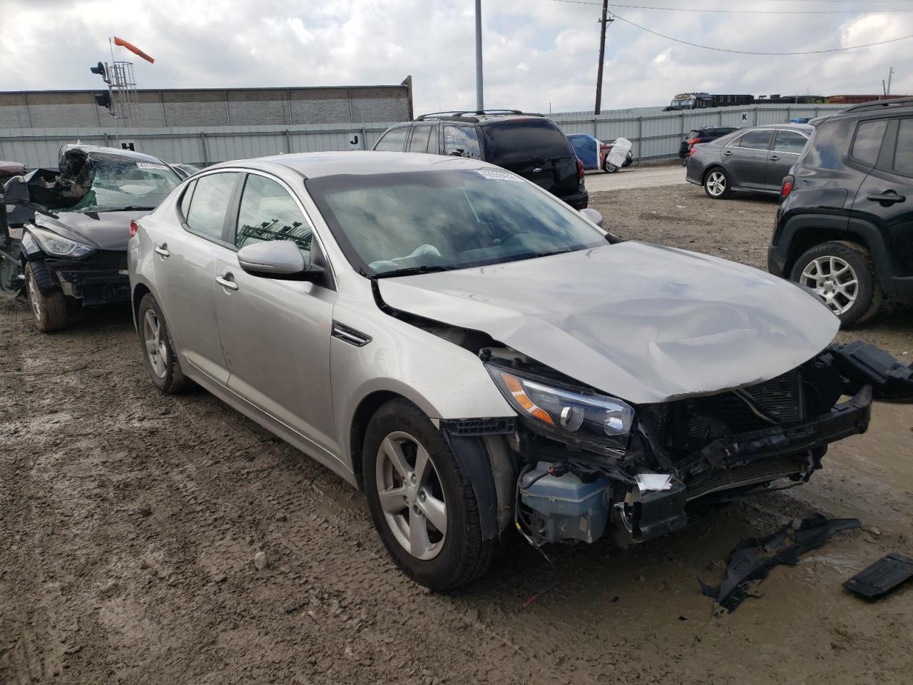 KIA OPTIMA LX 2014 with VIN KNAGM4A75E5468786 - Photo from auction