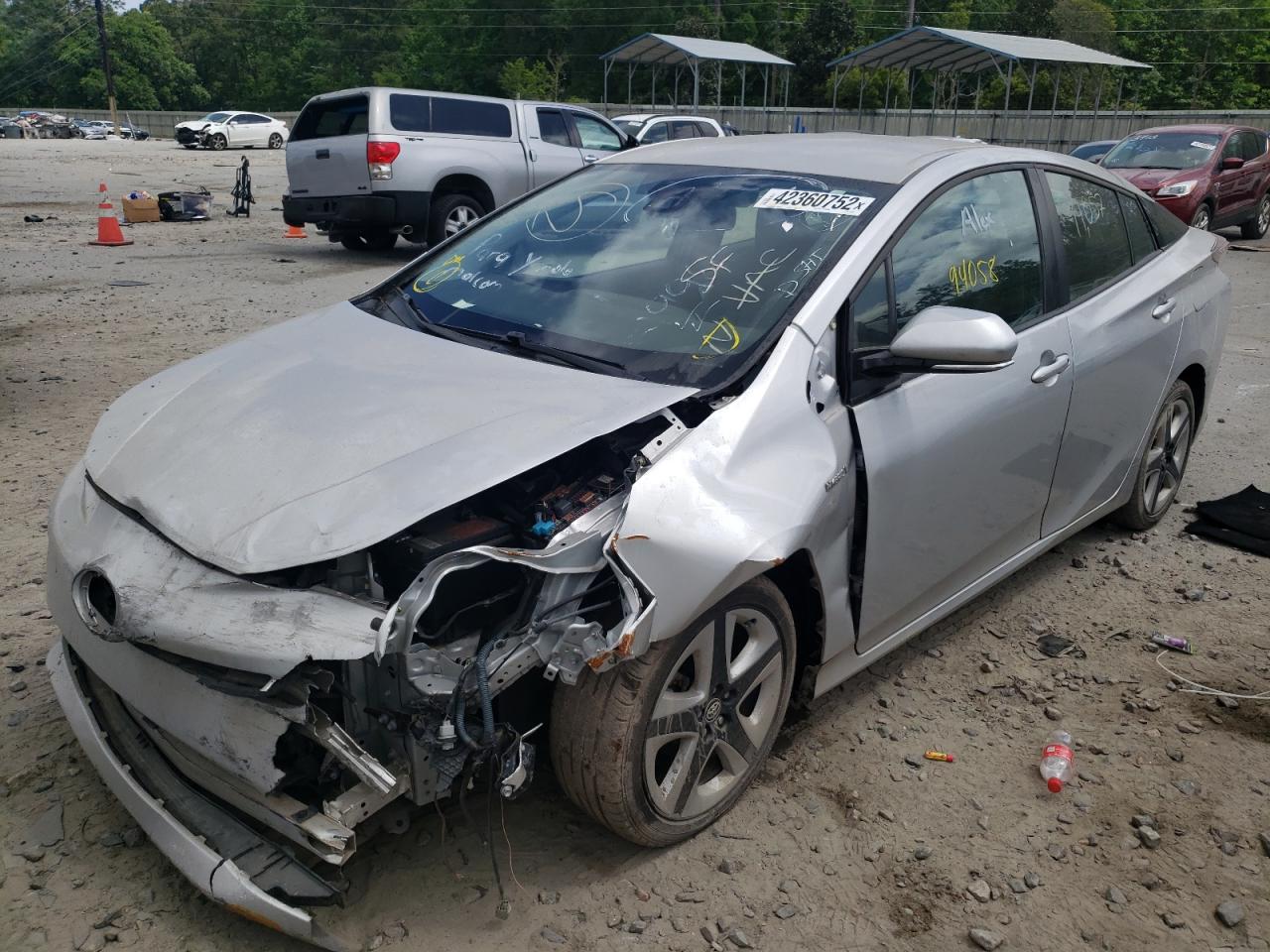 Photo 2 from auction – 2016 TOYOTA PRIUS with VIN JTDKARFU6G3519986