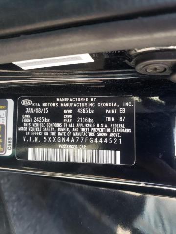 Photo 10 from auction – 2015 KIA OPTIMA EX with VIN 5XXGN4A77FG444521