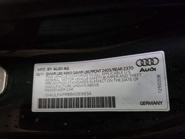 Photo 10 from auction – 2011 AUDI A5 PREMIUM with VIN WAULFAFR8BA069634