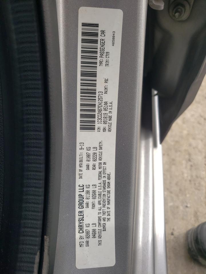 Photo 10 from auction – 2014 DODGE AVENGER SE with VIN 1C3CDZAB7EN125713