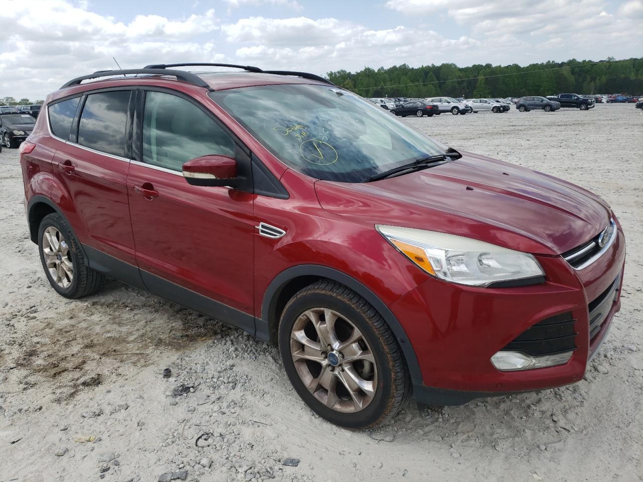 FORD ESCAPE SEL 2013 with VIN 1FMCU0HXXDUB77376 - Photo from auction