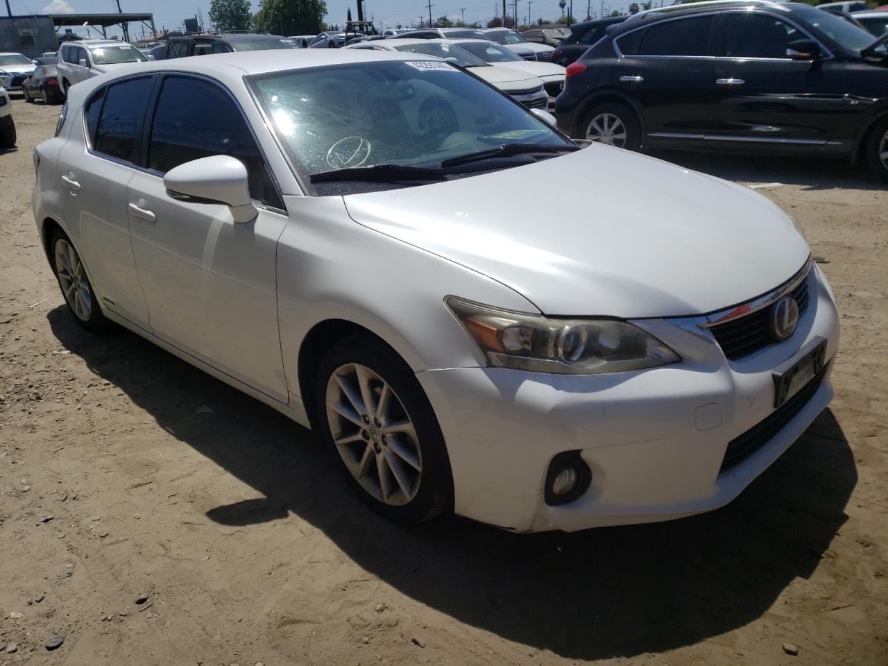 LEXUS CT 200 2012 with VIN JTHKD5BH6C2047649 - Photo from auction