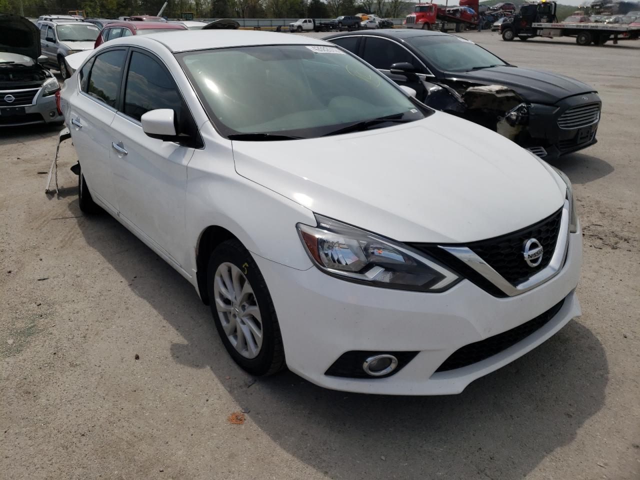 NISSAN SENTRA S 2018 with VIN 3N1AB7AP5JY344064 - Photo from auction