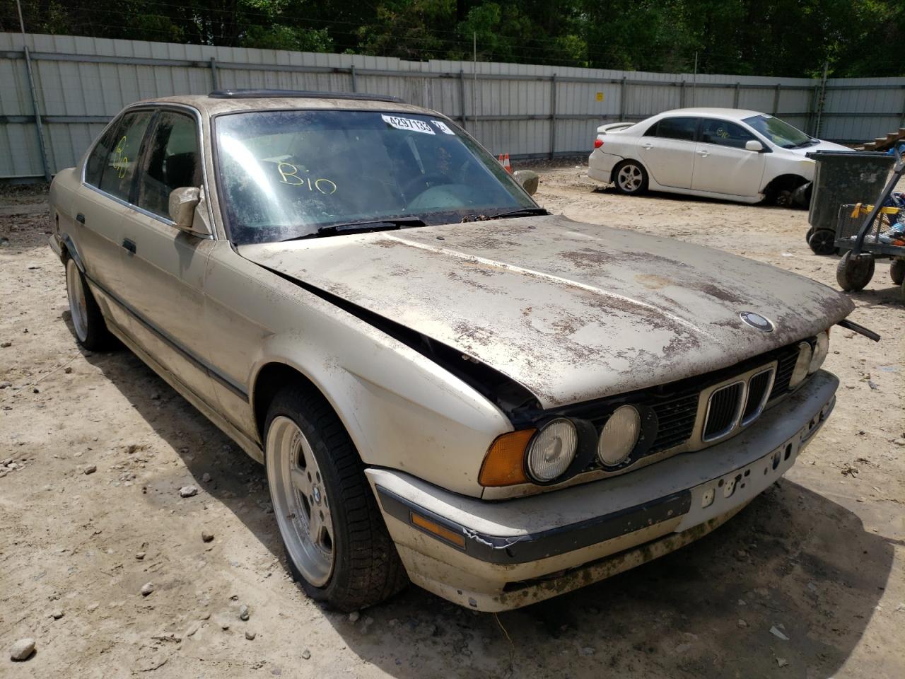 BMW 535 I AUTO 1989 with VIN WBAHD231XKBF62941 - Photo from auction
