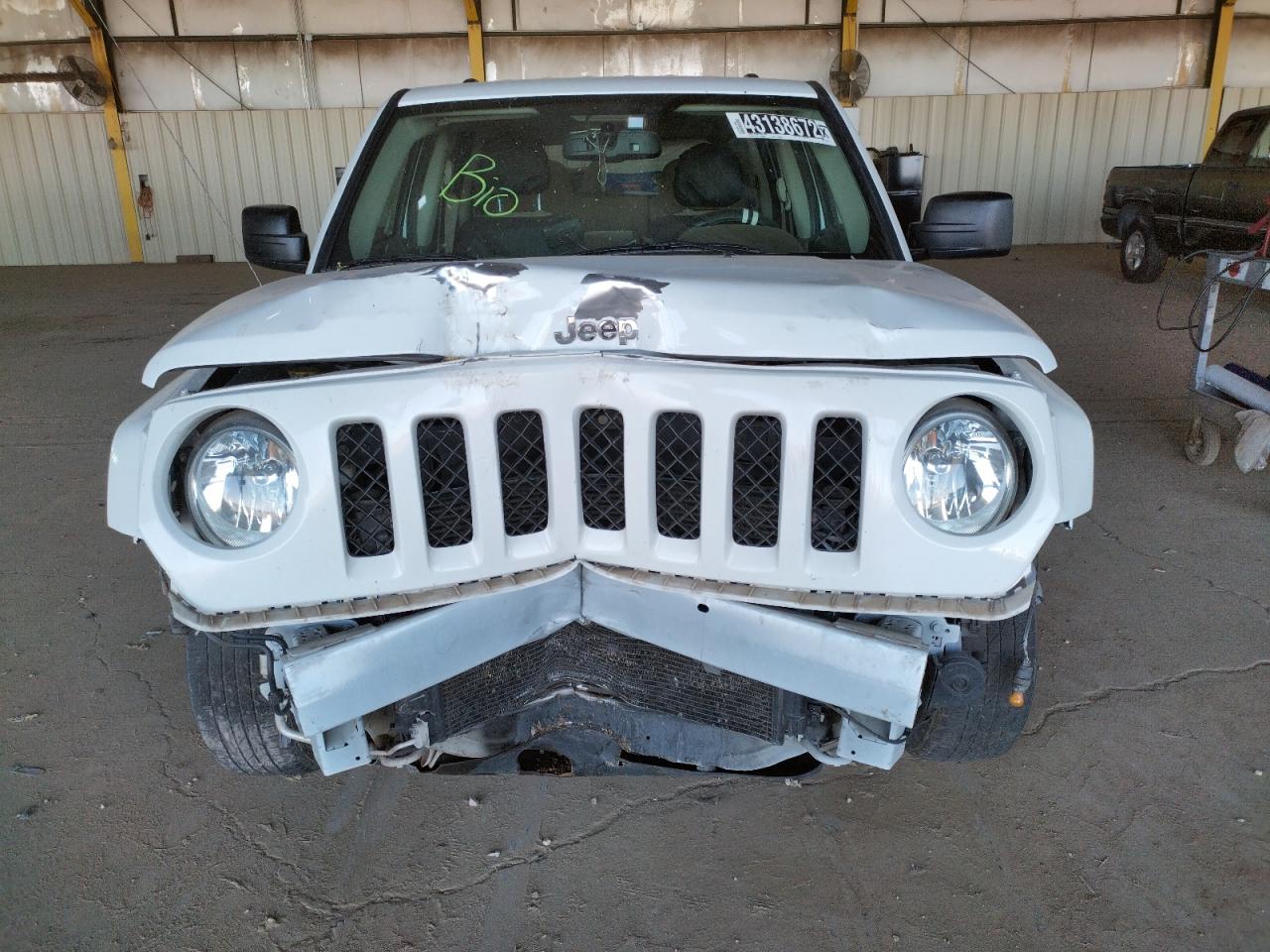 Photo 9 from auction – 2016 JEEP PATRIOT SP with VIN 1C4NJPBB6GD602799