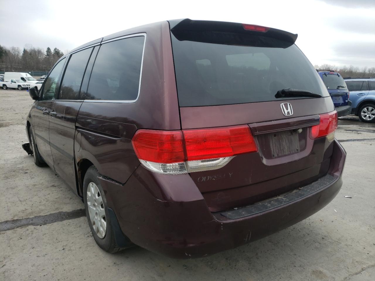 Photo 3 from auction – 2008 HONDA ODYSSEY LX with VIN 5FNRL38248B010100