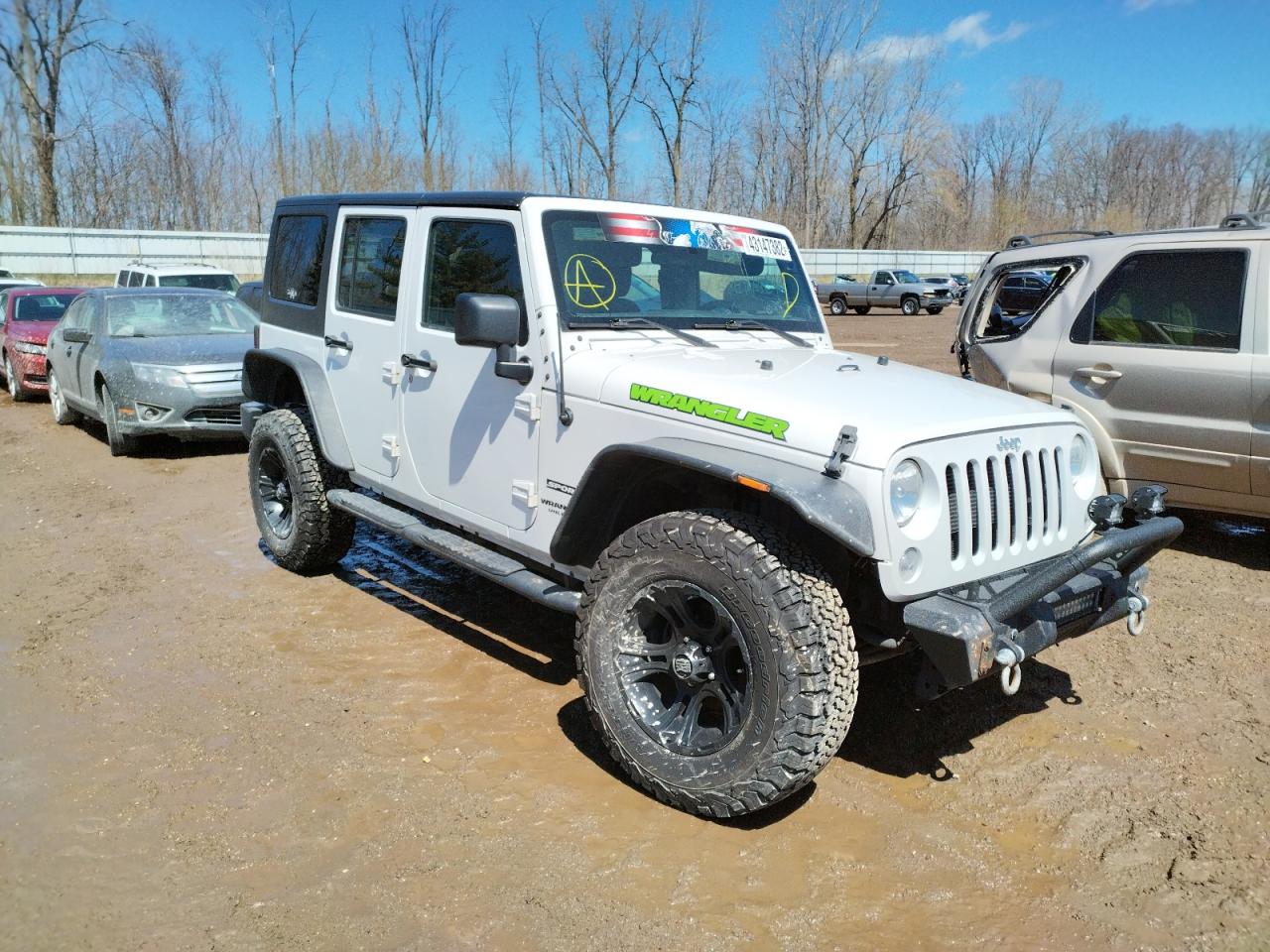 JEEP WRANGLER U 2017 with VIN 1C4BJWDG8HL747131 - Photo from auction