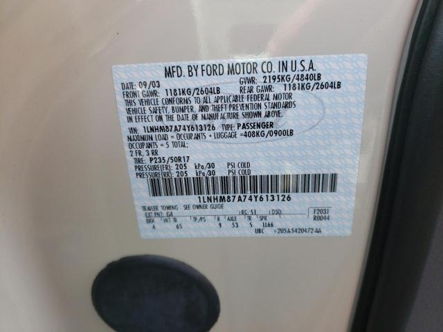 Photo 10 from auction – 2004 LINCOLN LS with VIN 1LNHM87A74Y613126