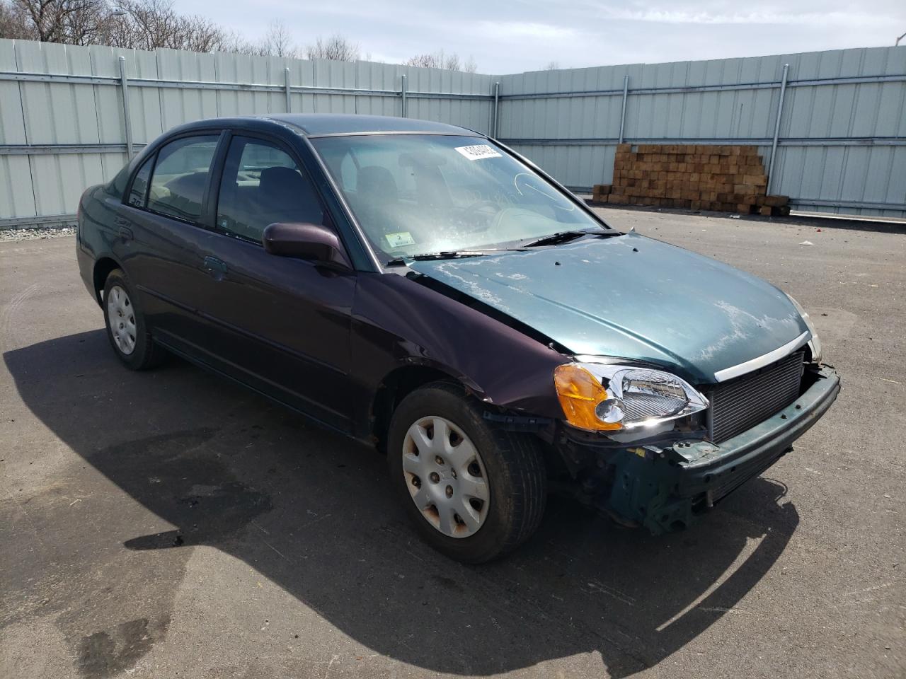 HONDA CIVIC LX 2002 with VIN 2HGES16562H602314 - Photo from auction
