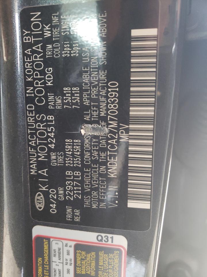Photo 10 from auction – 2021 KIA SELTOS SX with VIN KNDETCA27M7083910