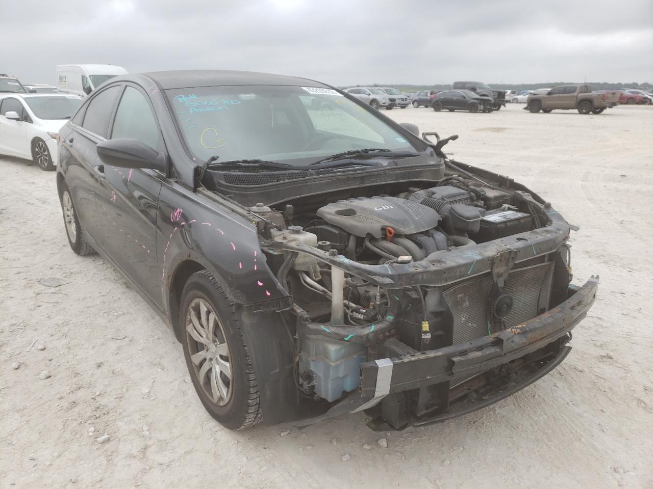 HYUNDAI SONATA GLS 2011 with VIN 5NPEB4AC8BH076166 - Photo from auction