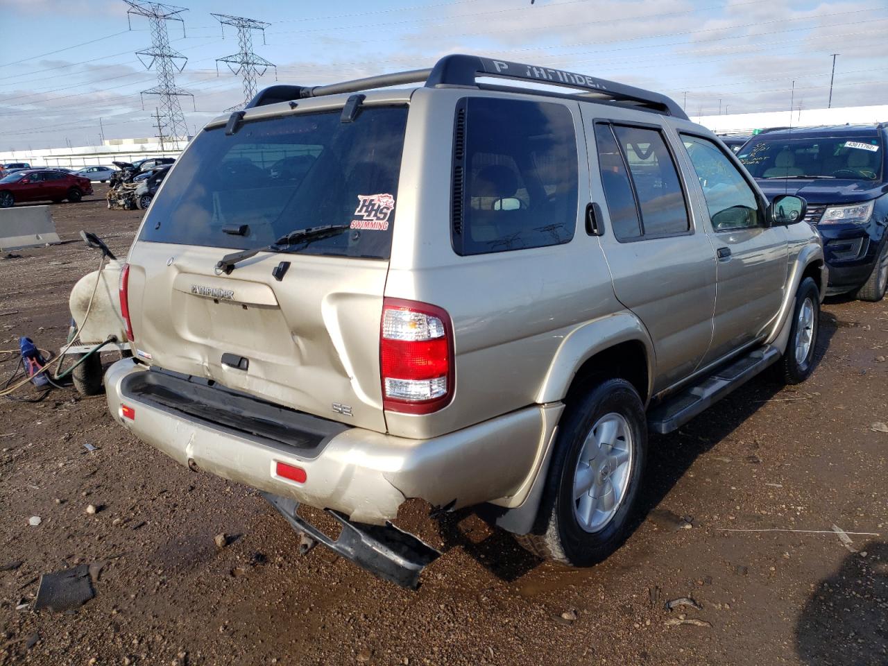 Photo 4 from auction – 2002 NISSAN PATHFINDER with VIN JN8DR09Y12W724848