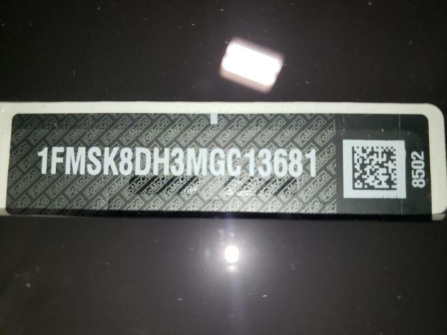 Photo 10 from auction – 2021 FORD EXPLORER X with VIN 1FMSK8DH3MGC13681