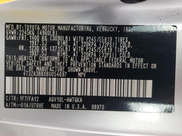 Photo 10 from auction – 2011 TOYOTA VENZA with VIN 4T3ZA3BBXBU054697