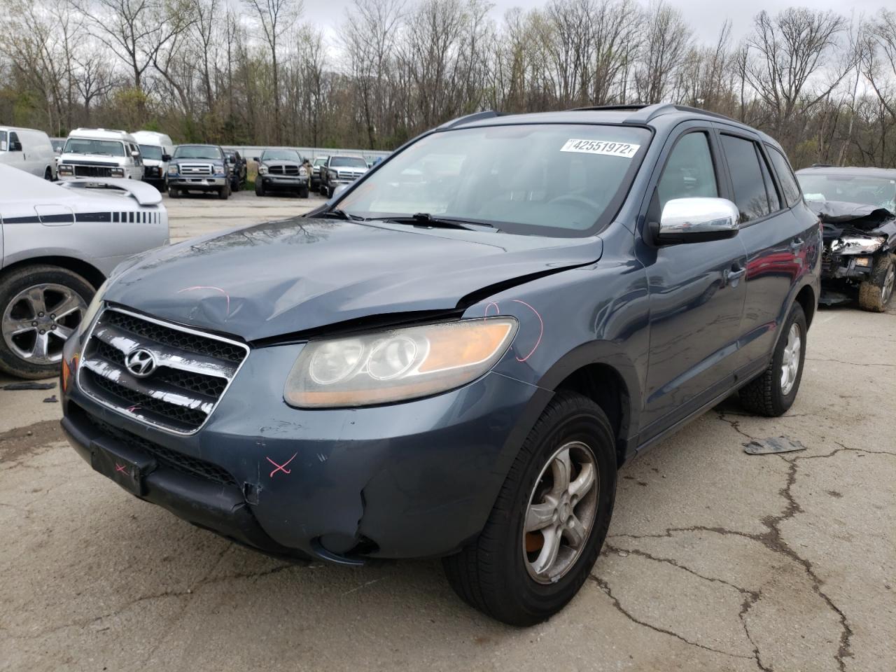 Photo 2 from auction – 2007 HYUNDAI SANTA FE G with VIN 5NMSG13D27H121390