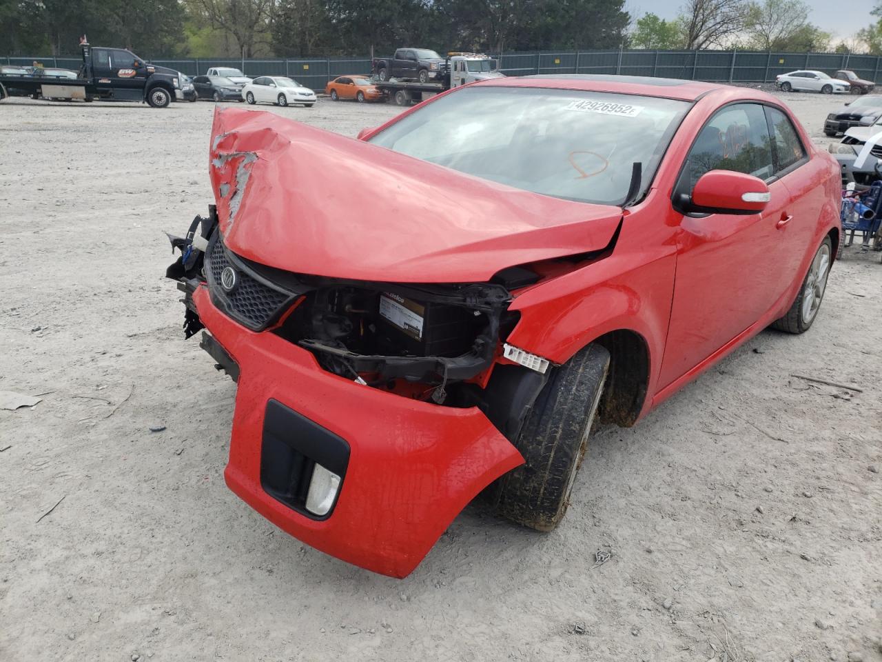 Photo 2 from auction – 2010 KIA FORTE SX with VIN KNAFW6A38A5127360