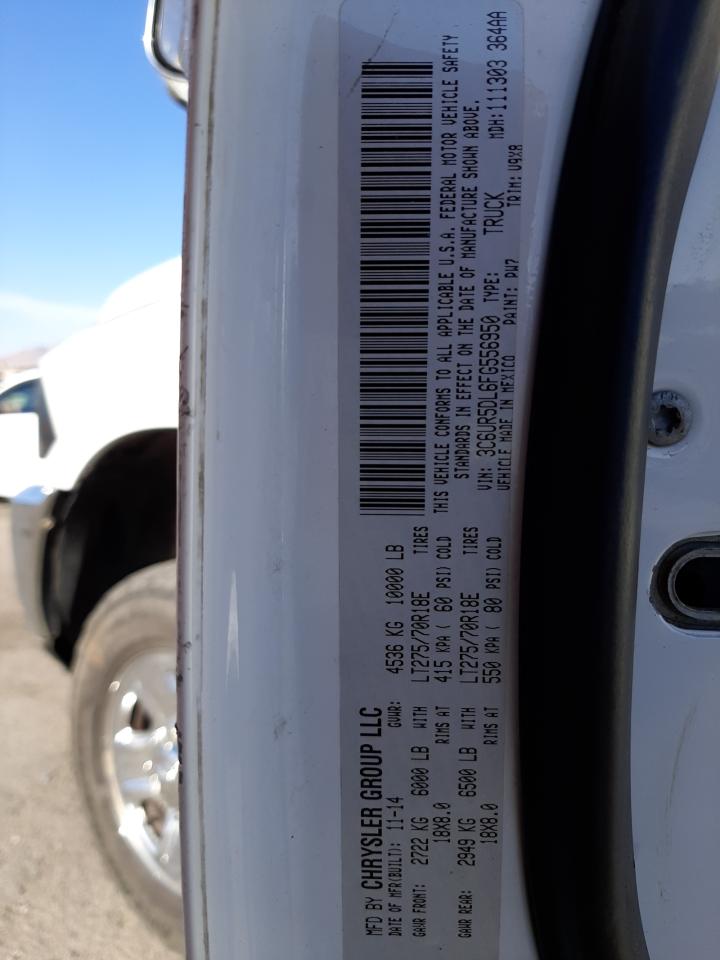Photo 10 from auction – 2015 RAM 2500 SLT with VIN 3C6UR5DL6FG556950