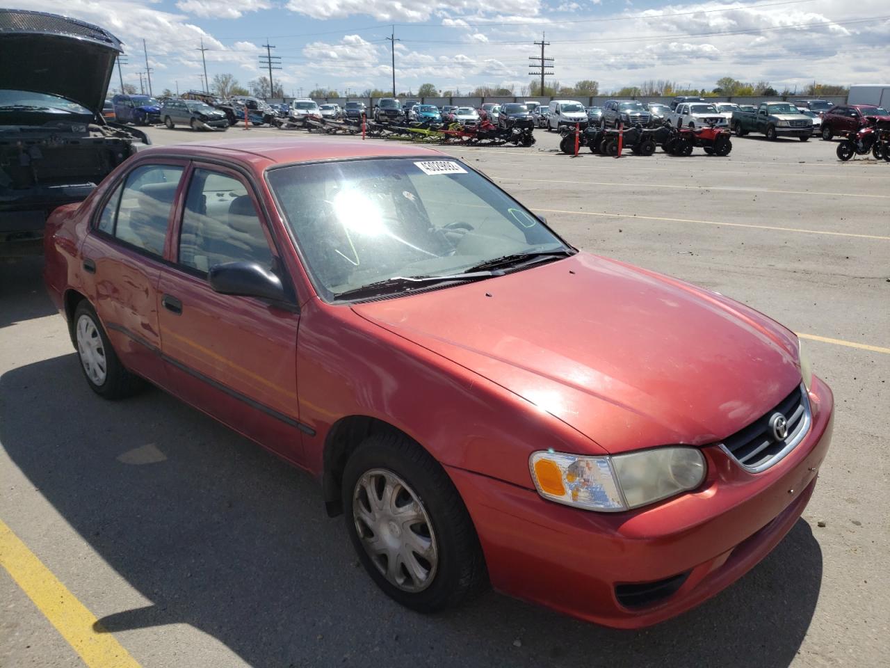 TOYOTA COROLLA CE 2002 with VIN 1NXBR12E22Z610082 - Photo from auction