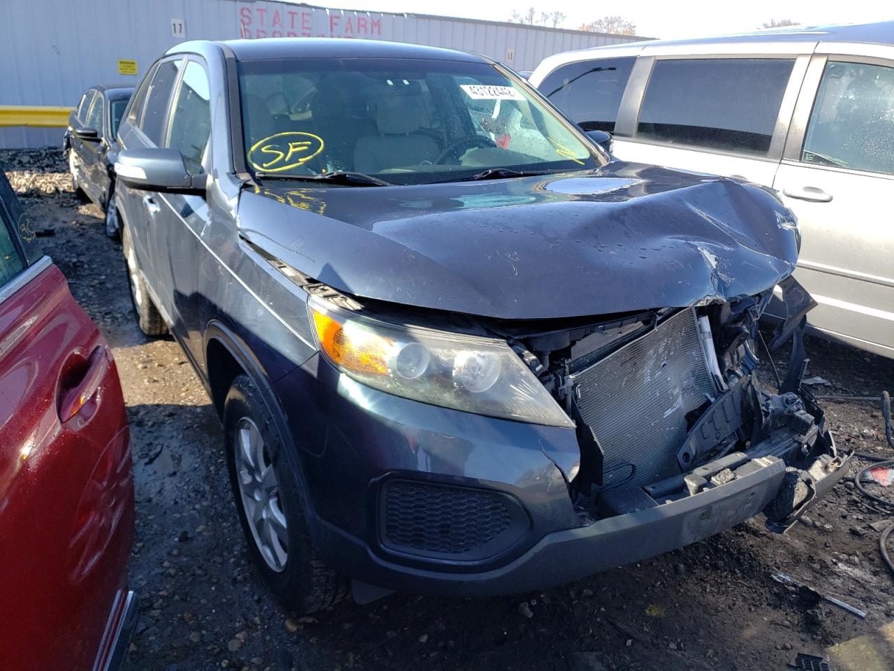 KIA SORENTO BA 2011 with VIN 5XYKT3A17BG179482 - Photo from auction