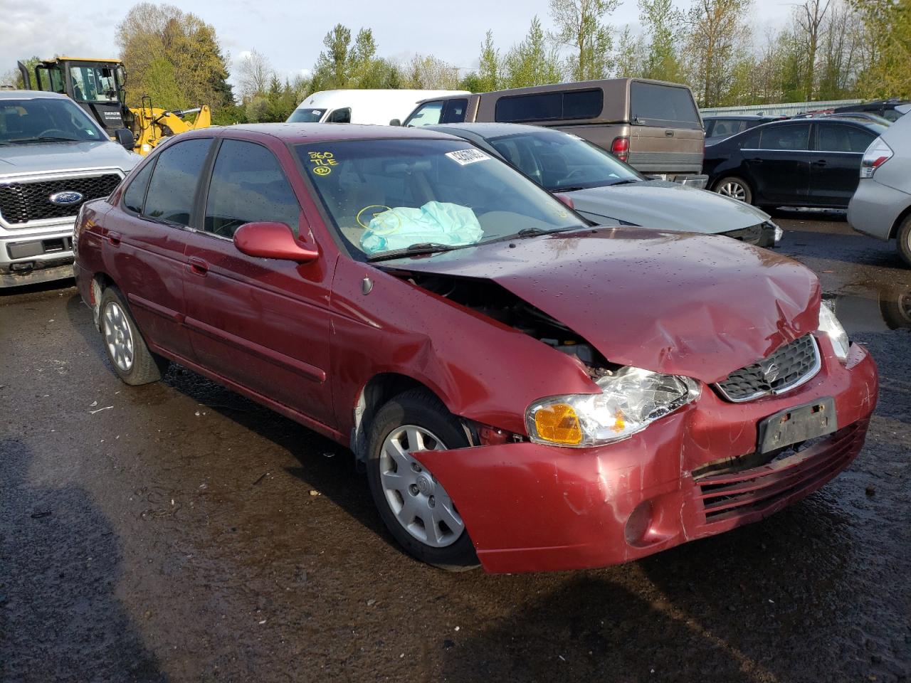 NISSAN SENTRA XE 2001 with VIN 3N1CB51D31L473792 - Photo from auction