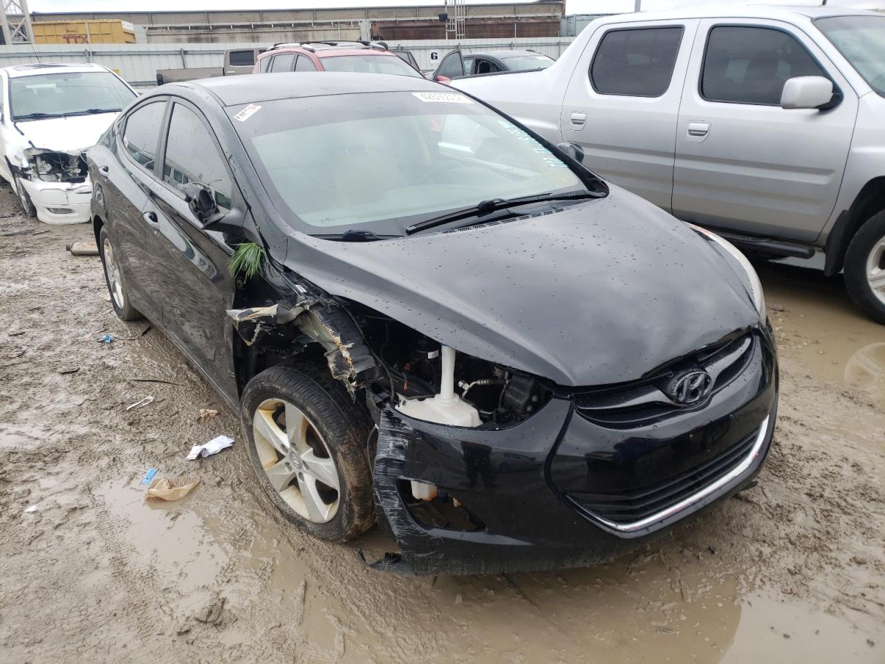 HYUNDAI ELANTRA GL 2011 with VIN KMHDH4AEXBU160499 - Photo from auction
