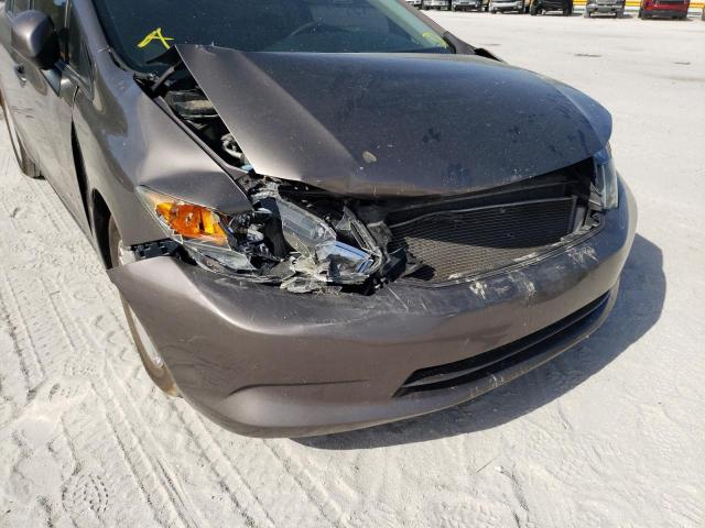 Photo 9 from auction – 2012 HONDA CIVIC LX with VIN 2HGFB2F58CH560059