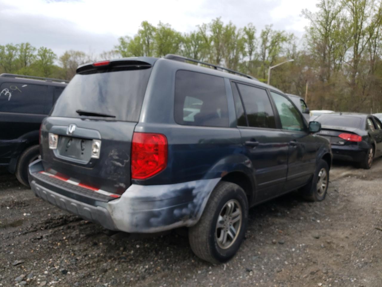 Photo 4 from auction – 2004 HONDA PILOT EX with VIN 2HKYF18444H533444