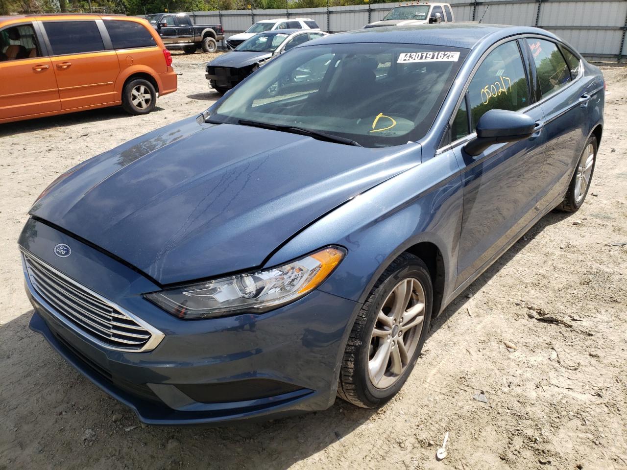 Photo 2 from auction – 2018 FORD FUSION SE with VIN 3FA6P0HD3JR183480
