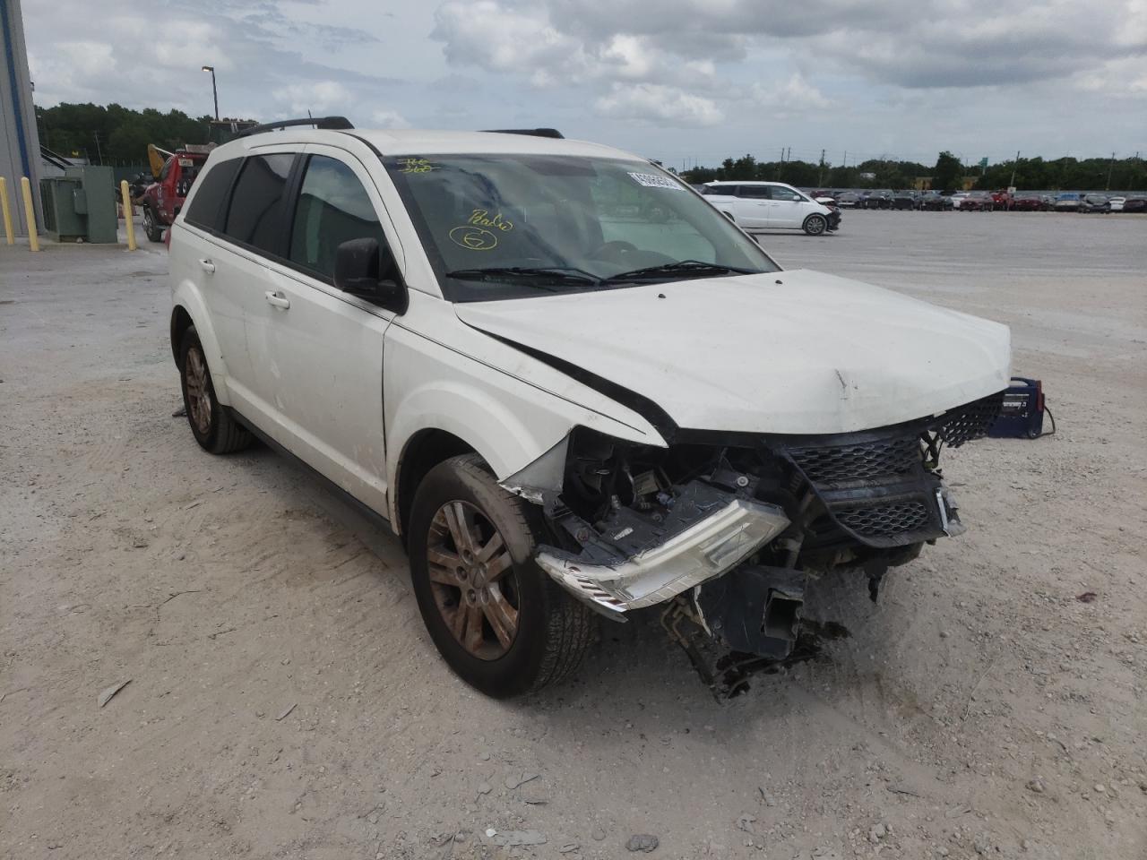 DODGE JOURNEY SE 2012 with VIN 3C4PDCAB9CT255919 - Photo from auction