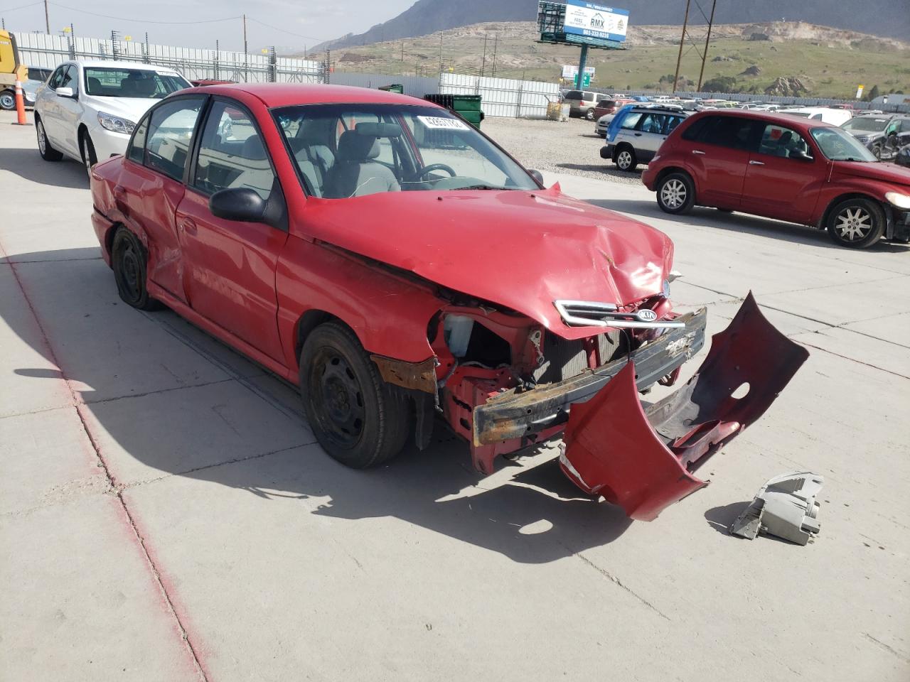 KIA RIO 2002 with VIN KNADC123226125116 - Photo from auction