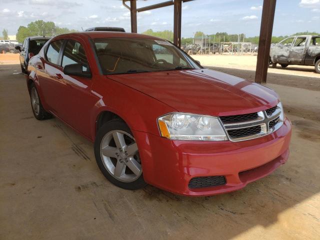 DODGE AVENGER SE 2013 with VIN 1C3CDZAG1DN750618 - Photo from auction