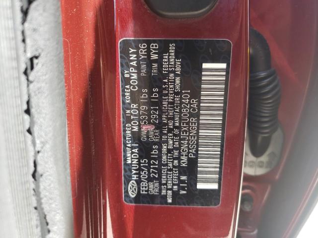 Photo 10 from auction – 2015 HYUNDAI GENESIS 3. with VIN KMHGN4JEXFU082401