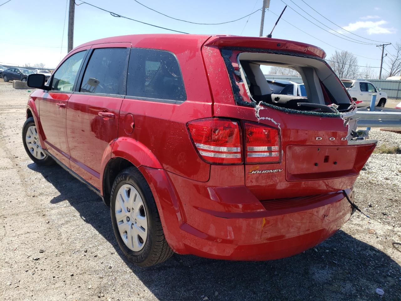 Photo 3 from auction – 2014 DODGE JOURNEY SE with VIN 3C4PDCAB7ET281177