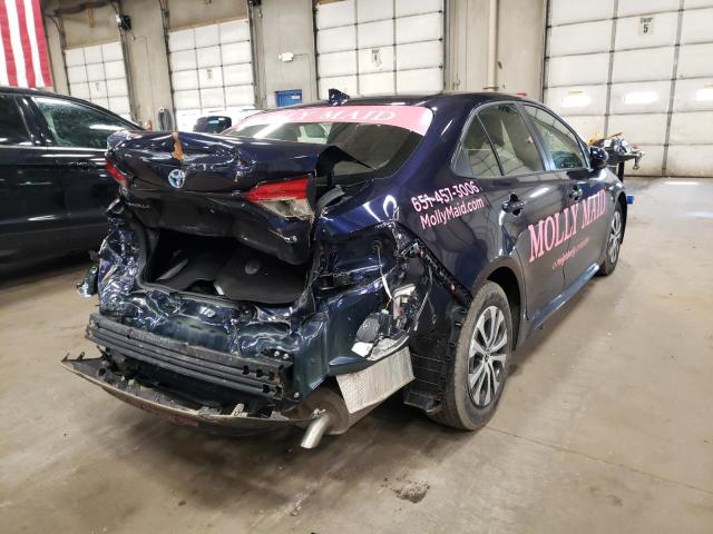 Photo 4 from auction – 2020 TOYOTA COROLLA LE with VIN JTDEBRBE2LJ016714