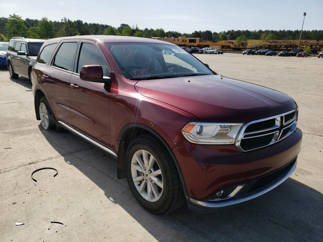 DODGE DURANGO SX 2020 with VIN 1C4RDHAG5LC329754 - Photo from auction