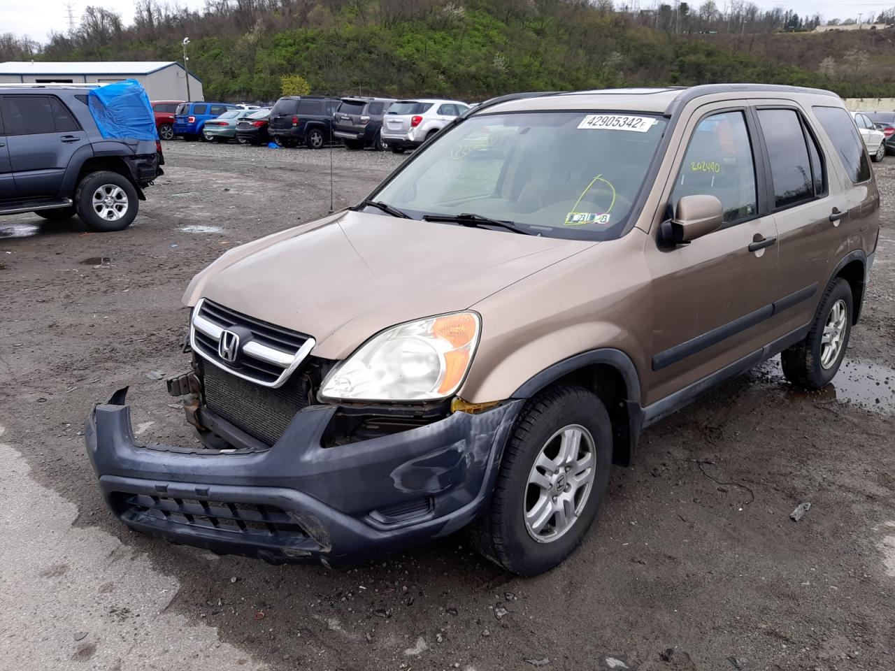 Photo 2 from auction – 2004 HONDA CR-V EX with VIN JHLRD78834C010785