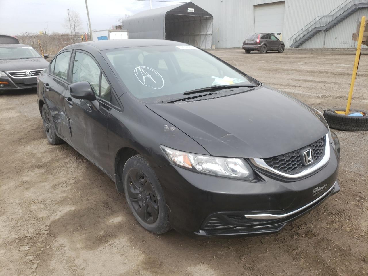 HONDA CIVIC LX 2013 with VIN 2HGFB2F46DH005247 - Photo from auction