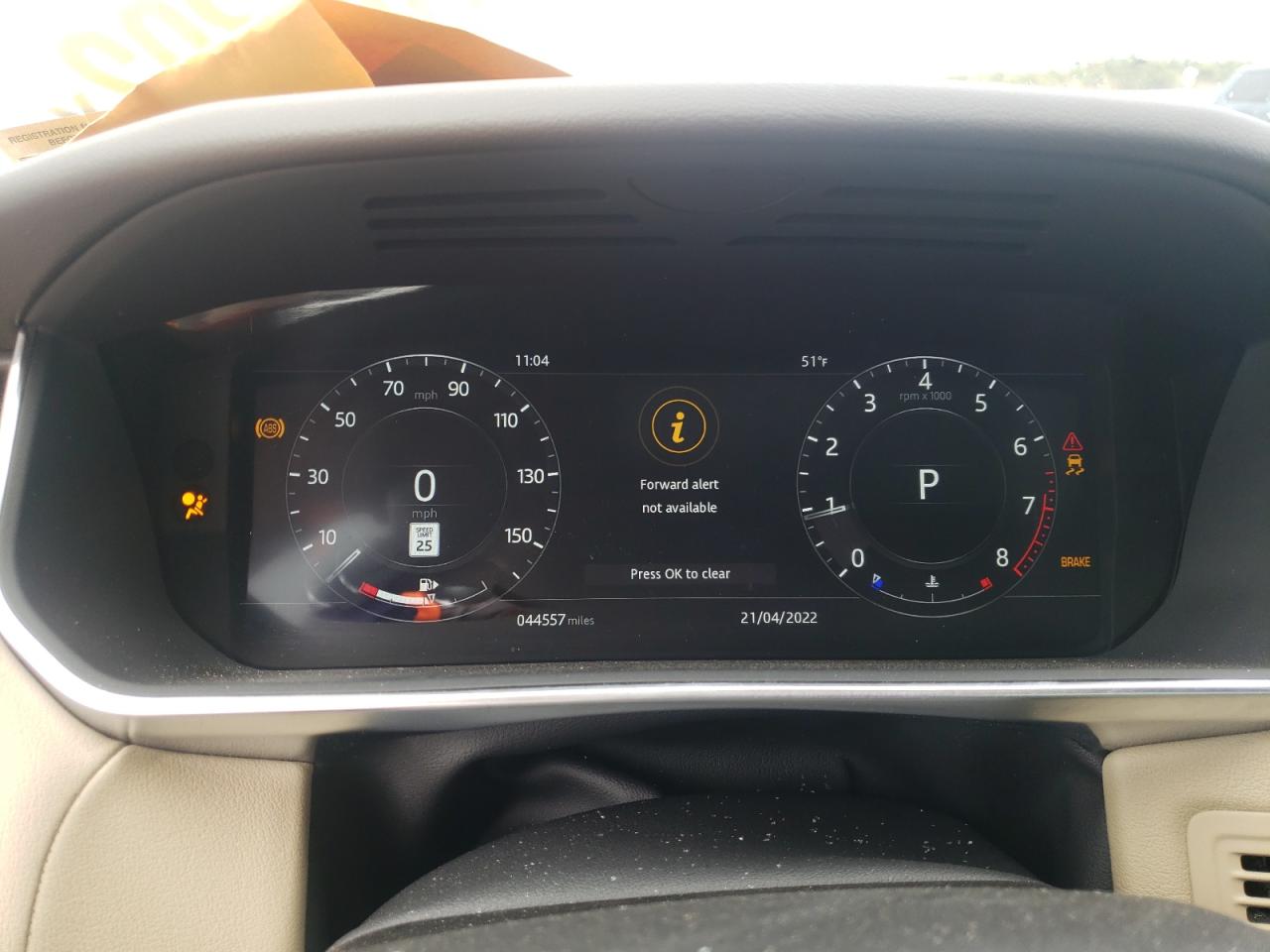 Photo 8 from auction – 2019 LAND ROVER RANGE ROVE with VIN SALWR2RVXKA825446