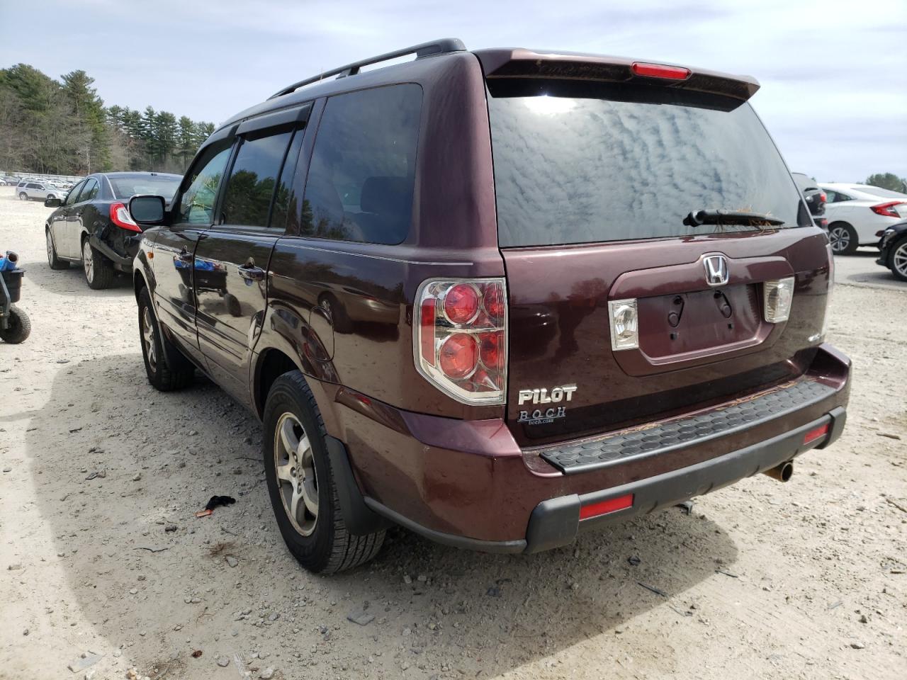 Photo 3 from auction – 2008 HONDA PILOT EX with VIN 5FNYF18468B022449
