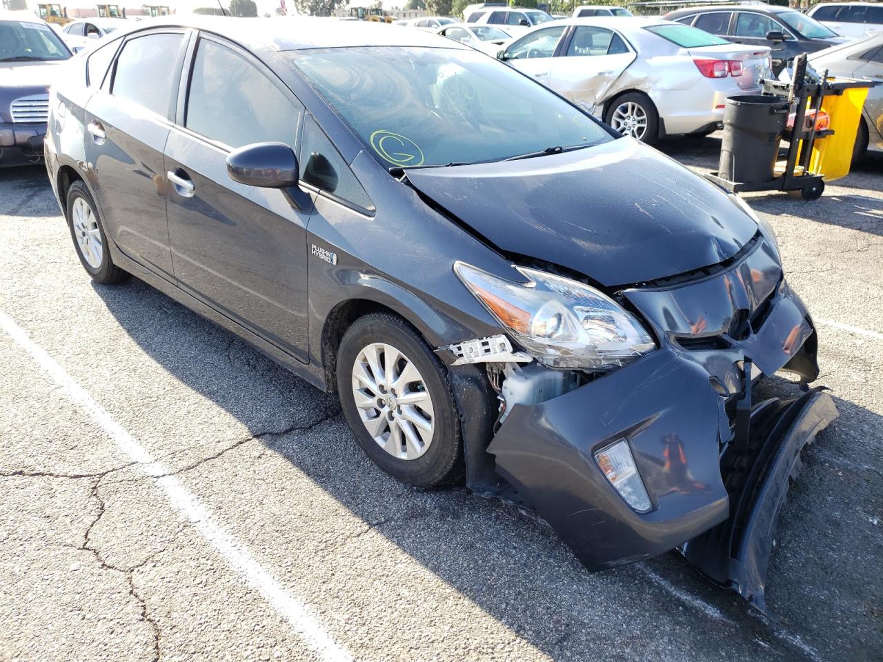 TOYOTA PRIUS PLUG 2014 with VIN JTDKN3DPXE3061428 - Photo from auction