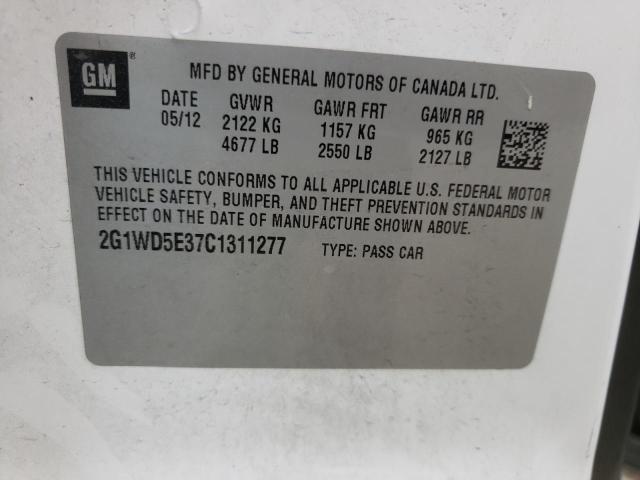 Zdjęcie 10 z aukcji – 2012 CHEVROLET IMPALA POL z VIN 2G1WD5E37C1311277