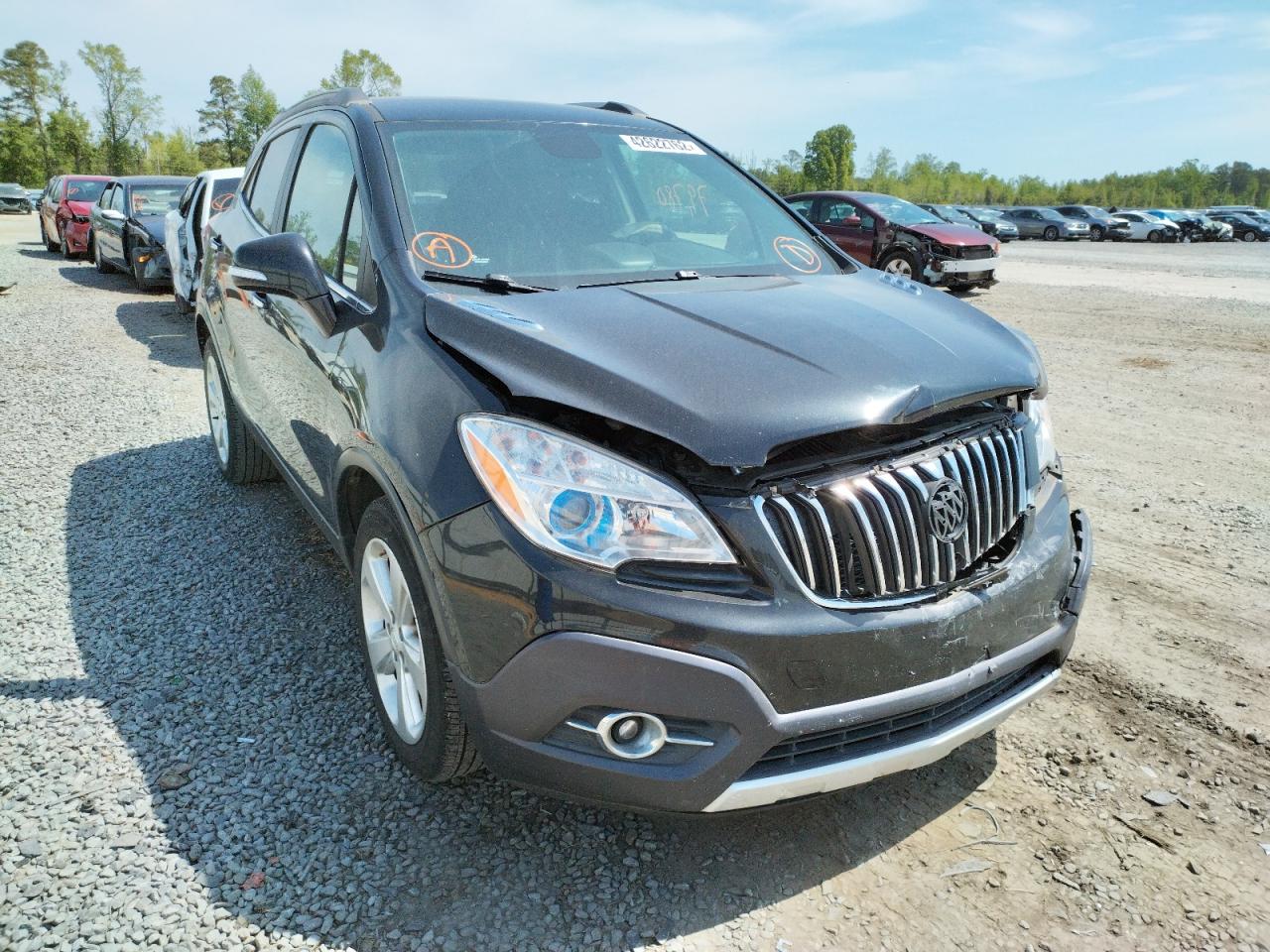 BUICK ENCORE CON 2015 with VIN KL4CJBSB6FB038764 - Photo from auction