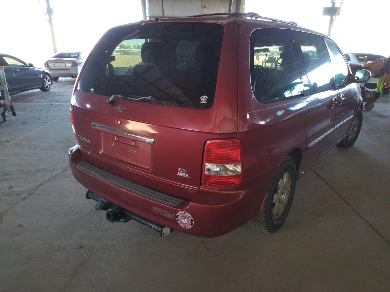 Photo 4 from auction – 2002 KIA SEDONA EX with VIN KNDUP131626307664