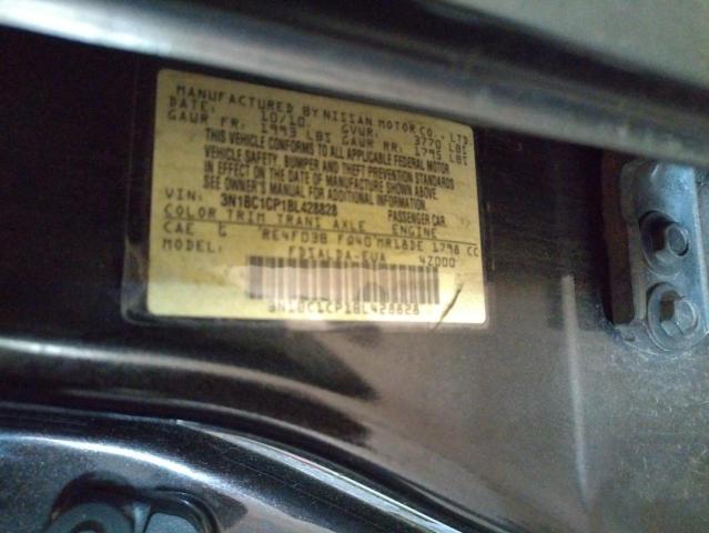 Photo 10 from auction – 2011 NISSAN VERSA S with VIN 3N1BC1CP1BL428828
