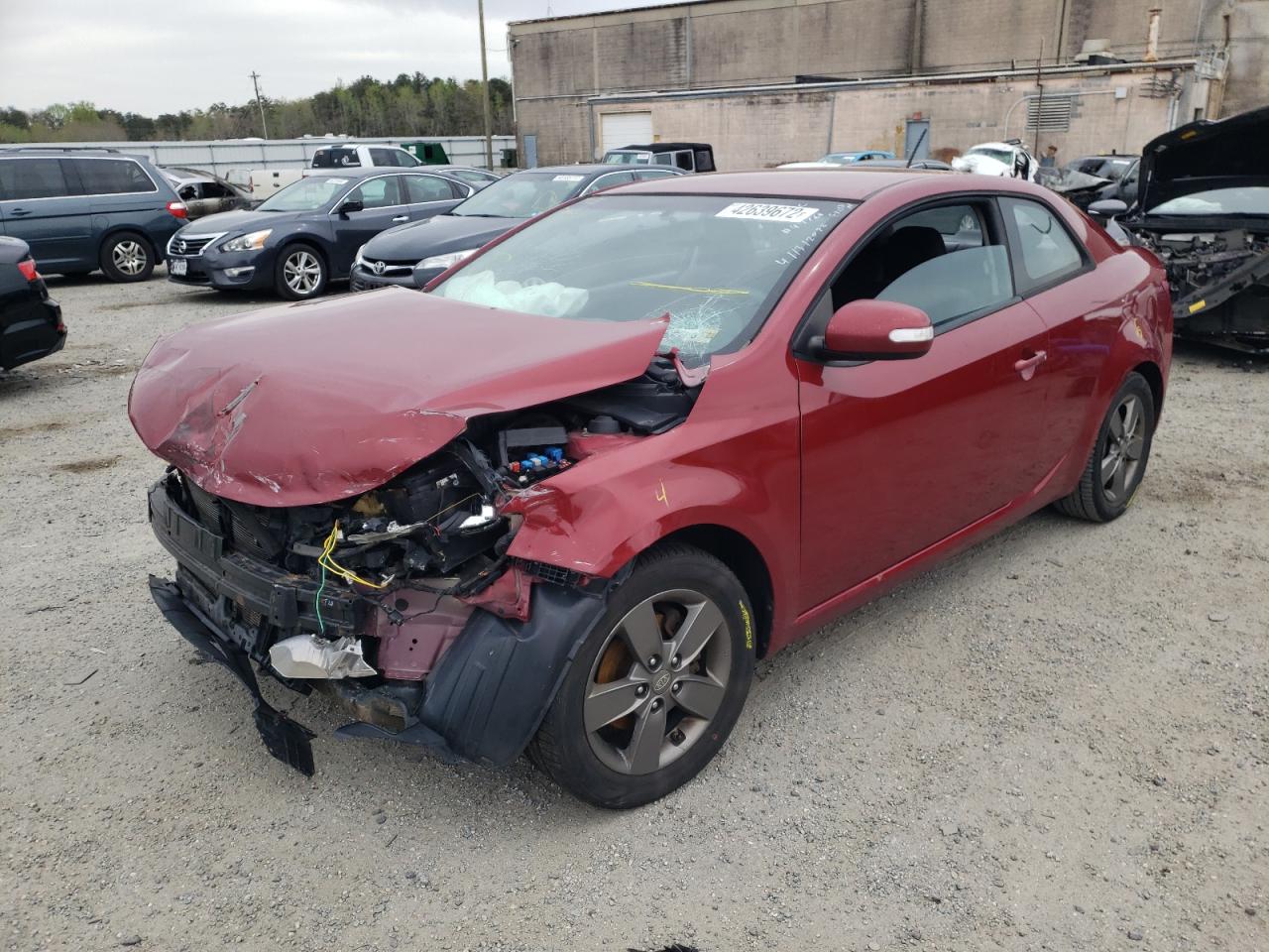 Photo 2 from auction – 2010 KIA FORTE EX with VIN KNAFU6A2XA5149955